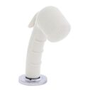 Deck-Mount Sprayer Small Warm White Sprayer No Hook, 6' Stainless Steel Hose, Low Profile Holder image number 0