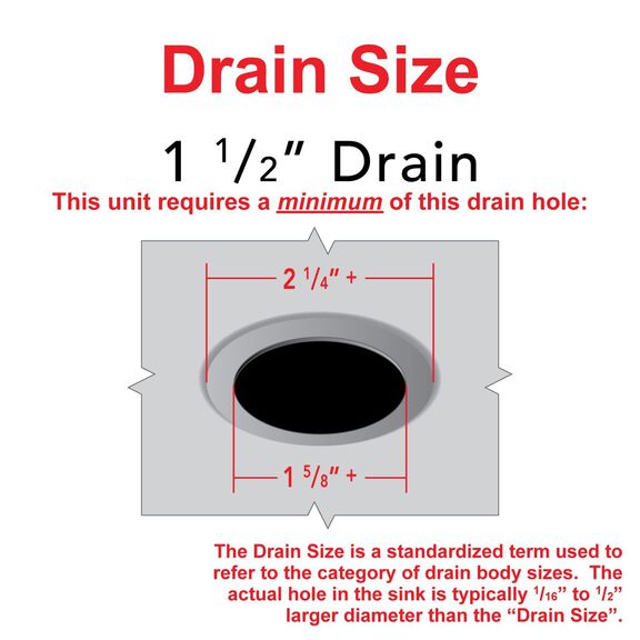 1-1/2" Drain, Flip Trap Sink Drain with Overflow, 1-1/4" & 1-1/2" Hose Barb Chrome image number 6