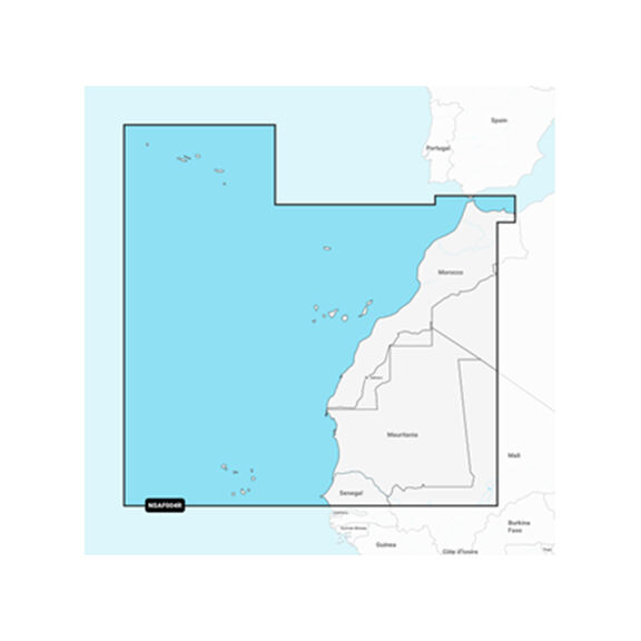 Garmin Navionics Vision+ AF004R Africa, Northwest, Electronic Chart image number 0