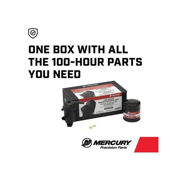 Mercury V6 and V8 175-300hp FourStroke 100 Hour Maintenance Kit image number 1
