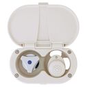 Trinidad Transom Shower Cold Only, Warm White Cup & Lid, Small Warm White Sprayer, 6' White Rubber Hose, Chrome Trinidad Handle image number 5