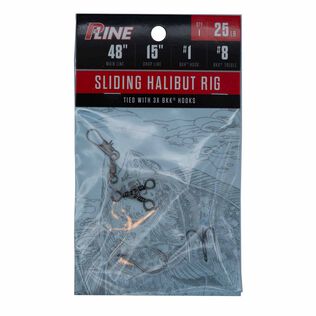 Halibut Rig, 1-25lb., Clear