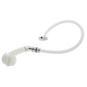 Deck-Mount Sprayer Small Warm White Sprayer w/Elbow, 6' White Rubber Hose, Ultra-Low Profile Holder image number 1