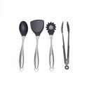 Magma 5-Piece Silicone Cooking Utensil Set with Stainless Steel Handles image number 0