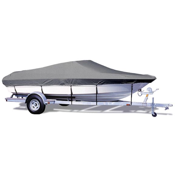 V-Hull Runabout Cover, OB, Gray, Hot Shot, 22'5"-23'4", 102" Beam image number 0