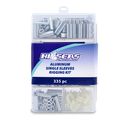 Aluminum Single Sleeves Kit, 285 pc, 25 Small Stainless Steel Thimbles, 25 Large Nylon Thimbles image number 0