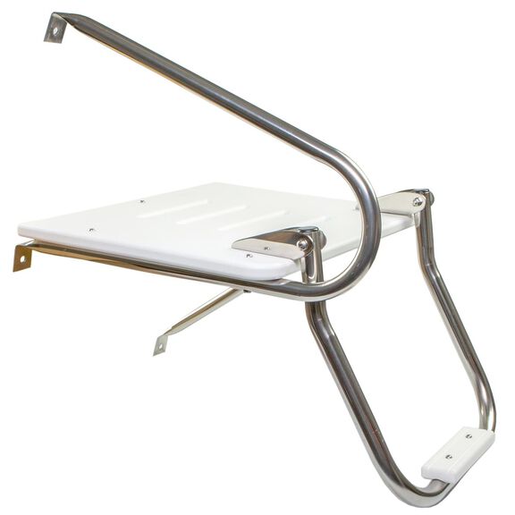 Poly Swim Platform with Ladder and Mounting Hardware for Boats with Outboard Motor image number 1