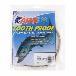Tooth Proof Stainless Steel Single Strand Leader Wire