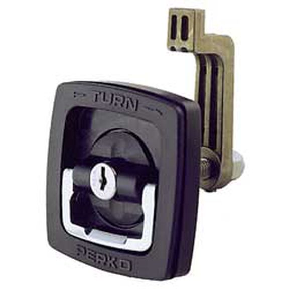 Flush Lock with 2 Keys, White image number 0