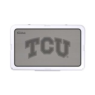 SeaDek Cooler Pad - Collegiate Collection - Fits RTIC 45 - Storm Gray / Black, Texas Christian University
