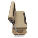 Wise DLX156-1900 DLX Pontoon Series 70 Quart Swingback Cooler Seat - Neutral / Meteor image number 2