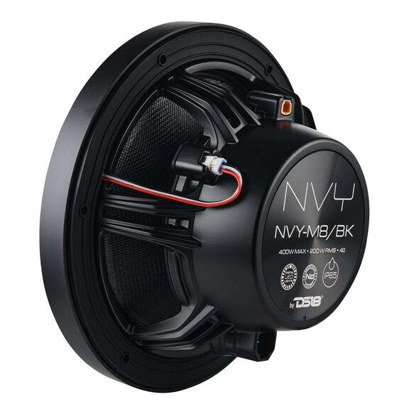 8&rdquo; Marine Coaxial Speaker With Kevlar Cone, Bullet Tweeter, Neodymium Magnet, and Digital LED Lights | 200W RMS 4-Ohm image number 6