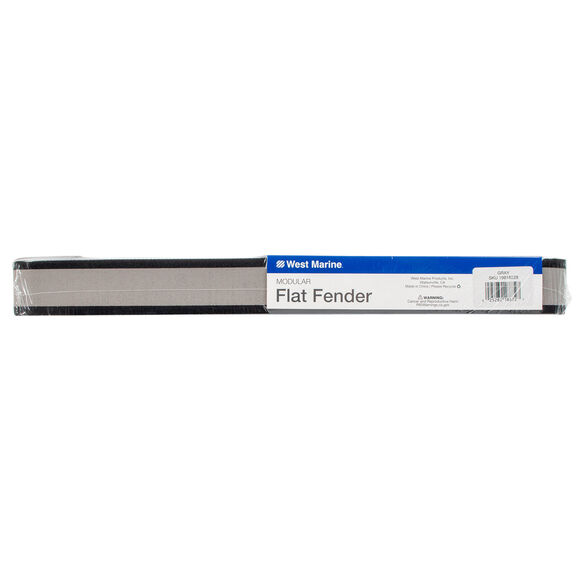 20" x 8" Modular Flat Fender, Gray image number 5