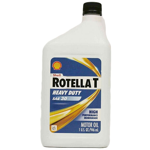 Rotella T Engine Oil SAE 30W Quart image number 0