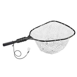 EGO WADE Clear Rubber Mesh Landing Net, Large