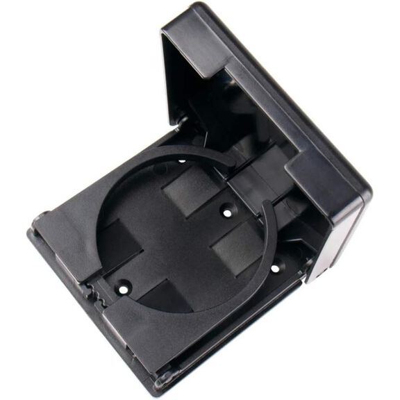SEAFLO Fold-Up Adjustable Drink Holder, Black image number 2