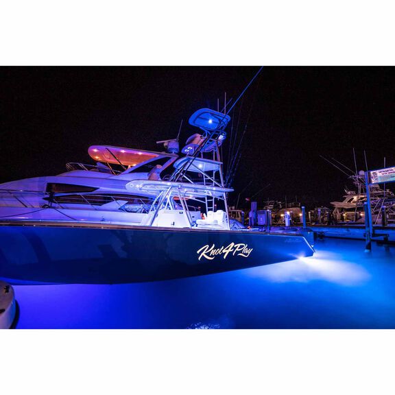 Lumishore SUPRA TIX804 LED Through Hull Underwater Light, 13,500 Lumen, Blue/White image number 2