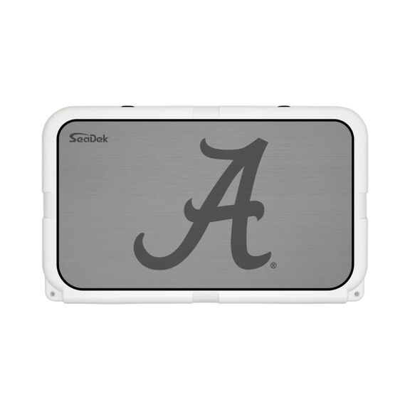 SeaDek Cooler Pad - Collegiate Collection - Fits YETI Tundra 45 - Storm Gray / Black, University of Alabama image number 0