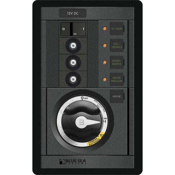 M-Series Dual Circuit Plus Battery Switch Panel image number 0