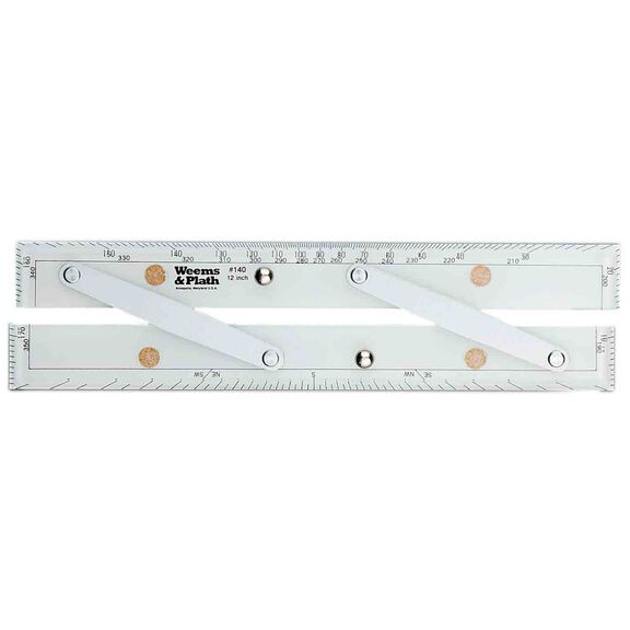 12" Brushed Aluminum Arms Parallel Rule image number 0