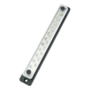 CommonBus Dual 1/4" Stud + Twenty #8 Screws - 150 Amp w-Cover