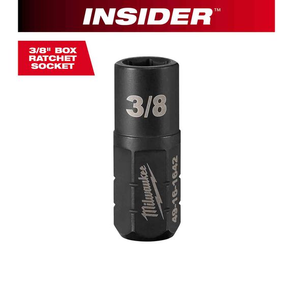 INSIDER&trade; Box Ratchet Socket 6 Point 3/8" image number 0