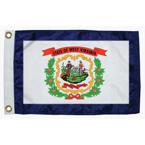 West Virginia State Flag, 12" x 18" image number 0