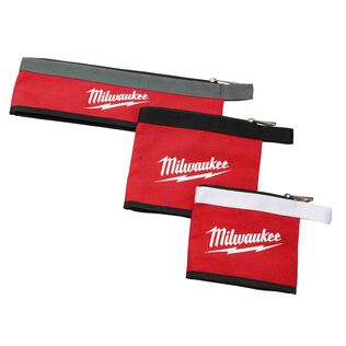 Multi-Size Zipper Pouches, 3 Piece