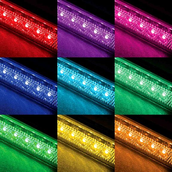 4" LED Utility Light, RGBW, 2-Pack image number 7