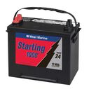Group 24 Starting Marine Battery, 800 Cold Cranking Amps, 1,000 Marine Cranking Amps, 130 Reserve Minutes image number 0