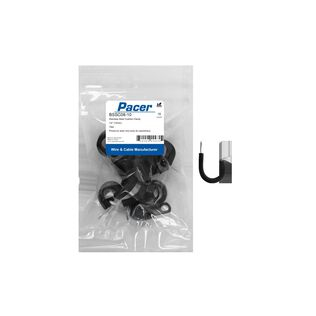 Stainless Steel Cushioned Cable Clamps, 10-Pack