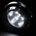 Round Six LED Underwater Light with Stainless Steel Bezel, RGBW, 2-Pack image number 5