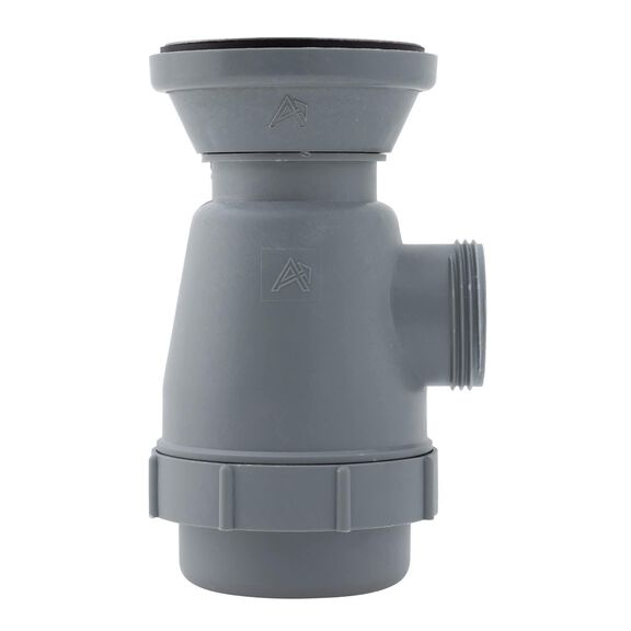 2" Drain, Trap Sink Drain, 1-1/4"-M Thread, w/Chain Stopper Brushed Finish image number 1
