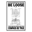 May Your Compass Be True Poster, White image number 0