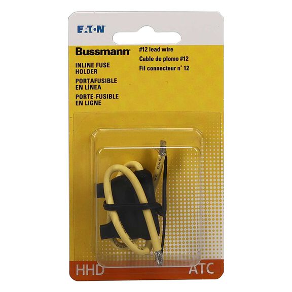 HHD Inline ATC Fuse Holder Without Cover, 30 Amp Max image number 1