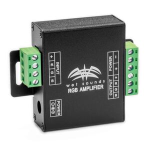 Wet Sounds RGB AMPLIFIER  RGB LED Lighting Amplifier to Expanse the  RF-RGB -MC Controller
