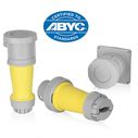 100 Amp 120/208 Volt 3-Phase, 4P, 5W, North American Pin & Sleeve Receptacle, ABYC Certified, IEC 60309 Industrial Grade Marine Grade IP66/67/68, & IP69K Watertight image number 3