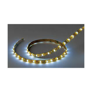 Flexible LED Strip Tape 12V DC Cool White 4' Length with Wire Leads IP65