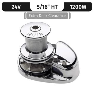 Muir Storm 1250 Capstan Windlass Low-Profile, 5/16" HT (G4), 24V DC, 1200W