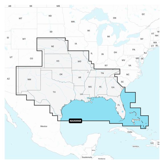 Navionics+ US006R U.S. South, Electronic Chart image number 0