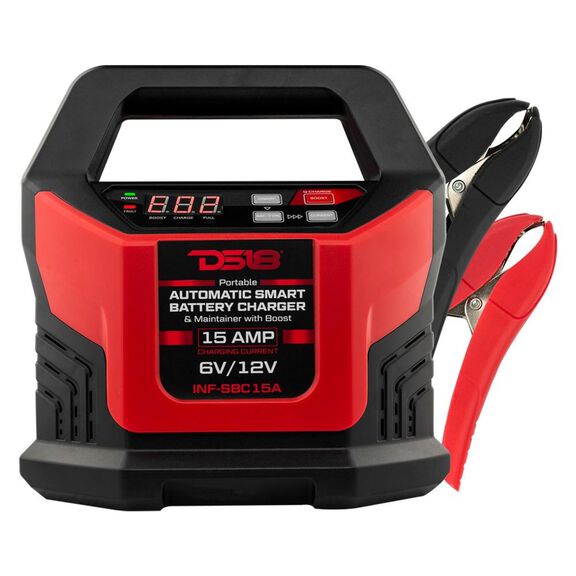 Automatic Smart Lithium and AGM Battery Charger, Maintainer and Jump Starter, 15A image number 1