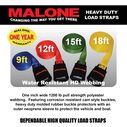 18' Load Strap with Foam Buckle Sleeve, 2-Pack image number 1
