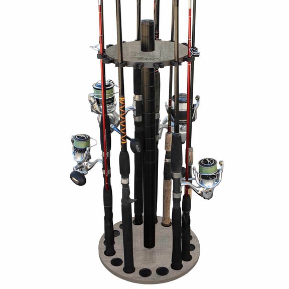 Driftwood 16 Round Rod Rack image number 0