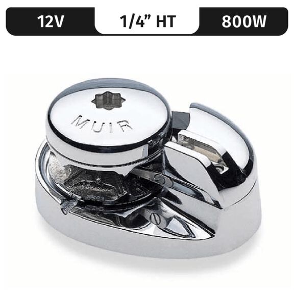 Muir Sailor 600 Low-Profile Windlass, 1/4" HT, 12V DC, 600W image number 0