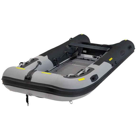 MH400 Aluminum Hull Inflatable Boat, 13ft Length, Hypalon UV Resistant Material, 1896lb Capacity