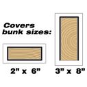 Marine Bunk Carpet Roll, Black, 18" x 18' image number 2