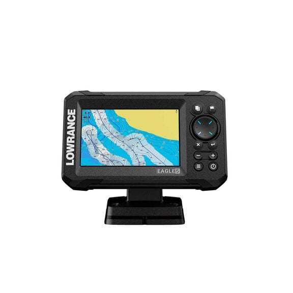 Eagle 5 Fishfinder/Chartplotter Combo with SplitShot&trade; HD Transducer and C-MAP&reg; Discover US and Canada Charts image number 0