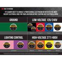 Scotch&reg; Vinyl Electrical Tape 35, 3/4" x 66', Red image number 8