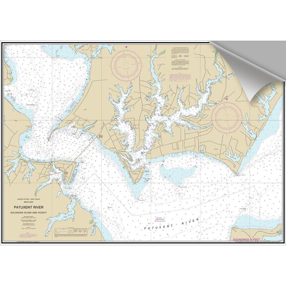Solomons Island Decorative Nautical Chart image number 0