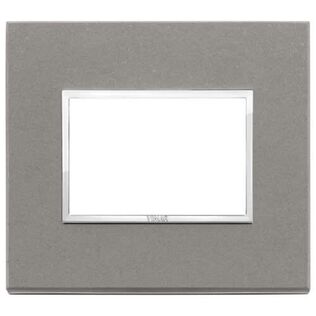 Vimar Eikon EVO 21653.53 3-Module Cover Plate, Pietra di Luserna Stone
